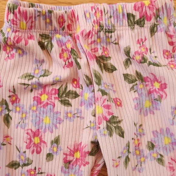 Charming Pink Butterfly Matching Pant Set for Toddlers 2T - Picture 10 of 17